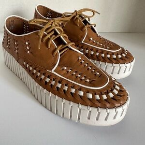 Anthropology Silent D Lace Mocassin Sneakers Size 7.5